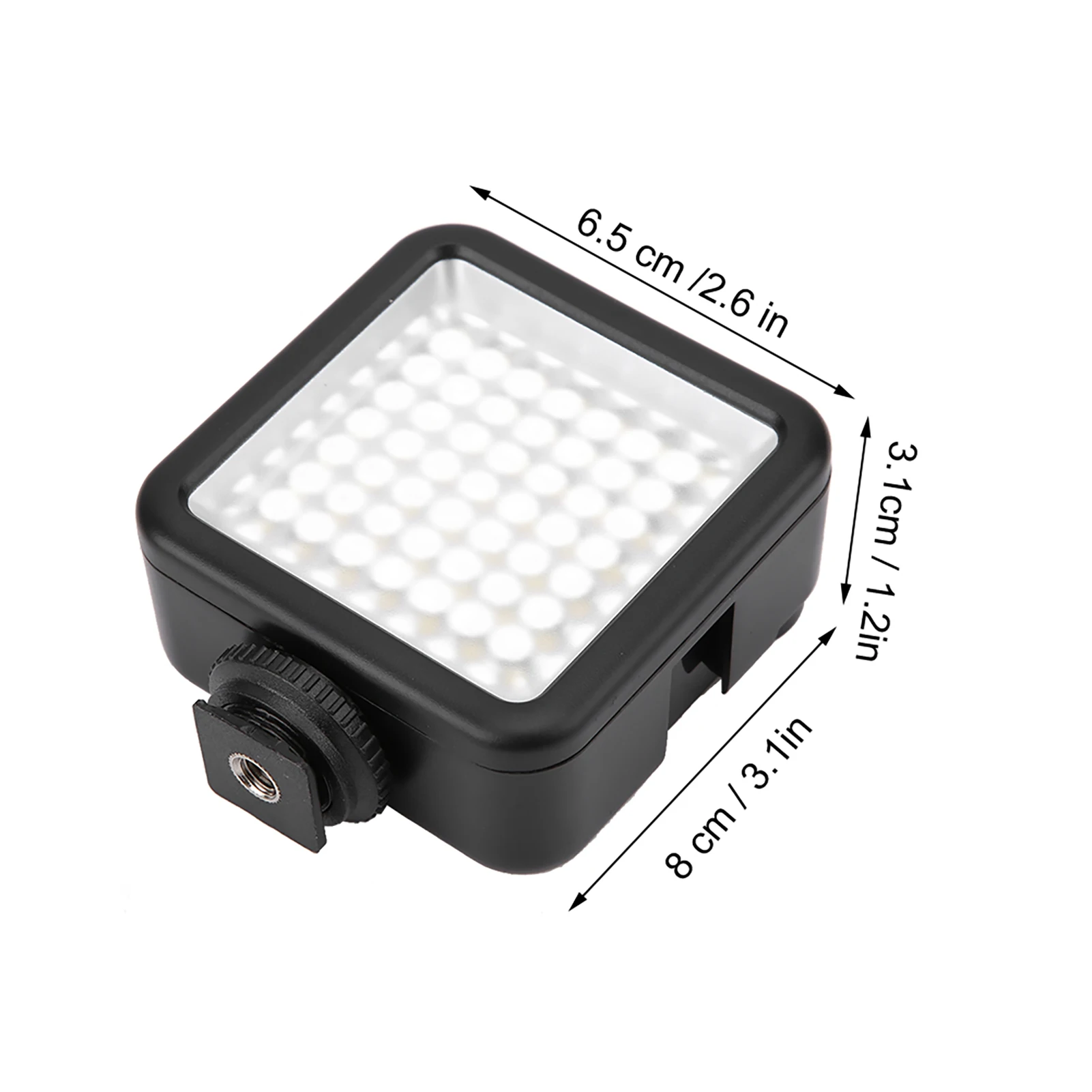 VBESTLIFE W49 Mini pannello luminoso a LED dimmerabile portatile su luce di riempimento della fotocamera LED,Video, lightgarcamera, Video, lightgars, Video