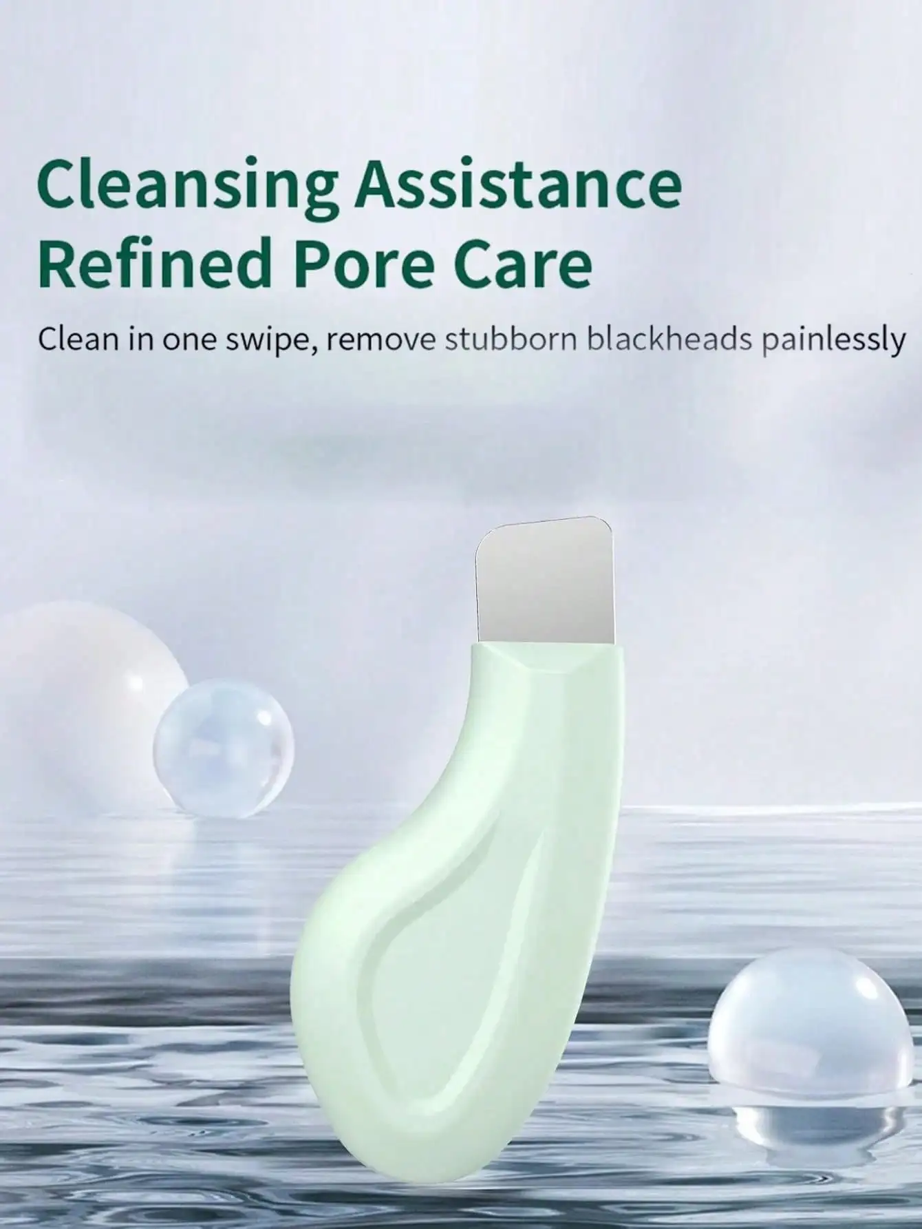 Strumento per la rimozione dei punti neri del viso da 3 pezzi: detergente delicato per i pori, adatto per la cura della pelle mattutina e serale, post cura del viso