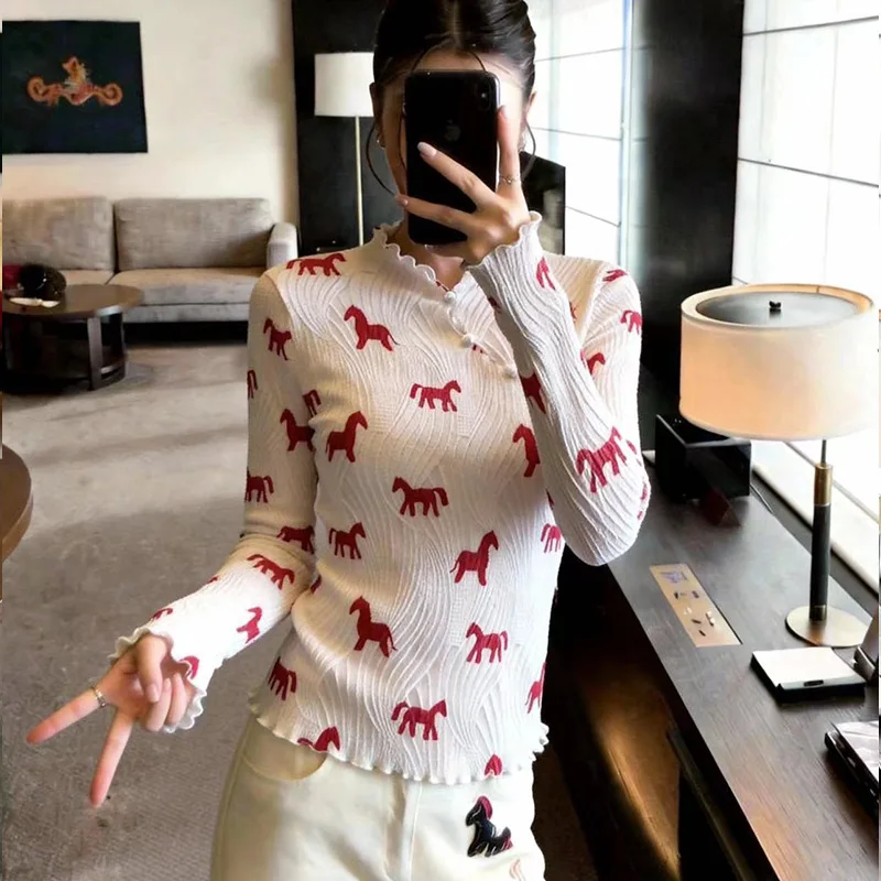 

Плиссированные топы Miyake: Новая коллекция Весна-Лето 2026, корейский нишевый стиль, повседневные, комфортные, модные, с круглым вырезом, приталенные, женские