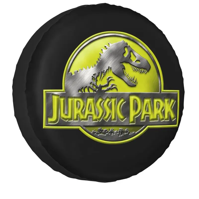 Jurassic Park Tire Cover for Grand Cherokee Jeep RV SUV Camper Giant Dinsaur Car Wheel Protector Covers 14