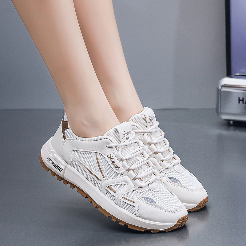 Non-Slip High Quality Mesh Sneakers Trainers Breathable Trendy Tennis Woman Brand Training 2024 New Gym Loafers Sports