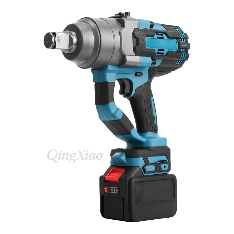 Industrial Cordless Impact Wrench Battery Powered High Torque Electric Ratchet Wrench For Truck Tire Maintenance Tools