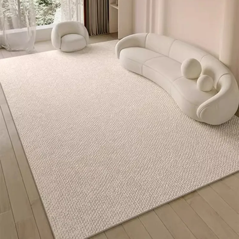Advanced Light Luxury Living Room Carpet Sofa Coffee Table Floor Mat Cream Style Soft Comfortable Bedroom Bedside Home Rug 러그
