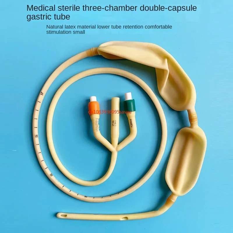 Disposable Three Chamber Double Gastric  Sterile Latex Two Latex Gastric Tube Hemostatic Balloon