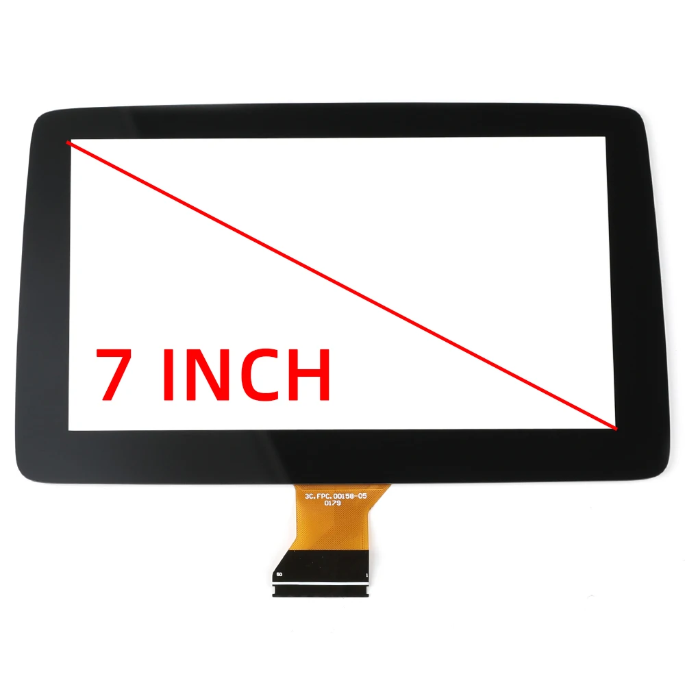 D23N611J0 7 inch 50 Pins Touch Screen for Mazda 2 2018-2022 CX-3 MX5 2018-2020 Car Radio Navigation System Digitizer Screen