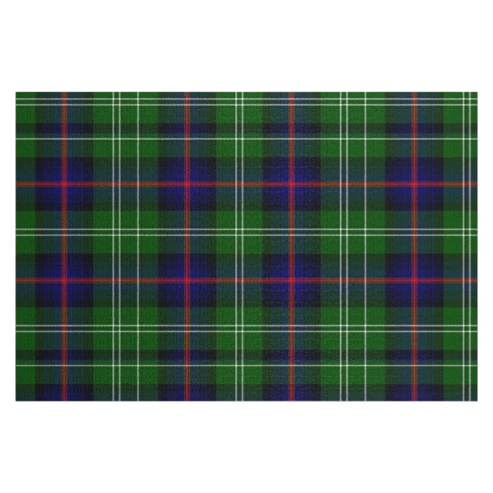 Clan Sutherland Tartan Jigsaw Puzzle Personalized Personalised Toys Personalized Gift Puzzle