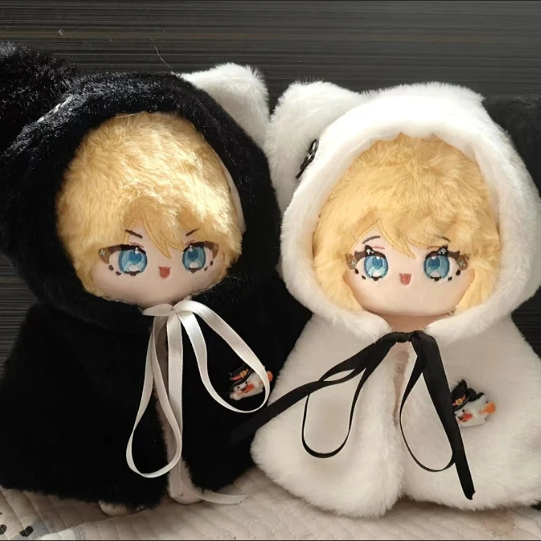 Gevulde 20Cm Anime Rin Len Kawaii Katoenen Pop Cartoon Pop Knuffels 20Cm Mantel Dress Up Pop Speelgoed meisje Geschenken