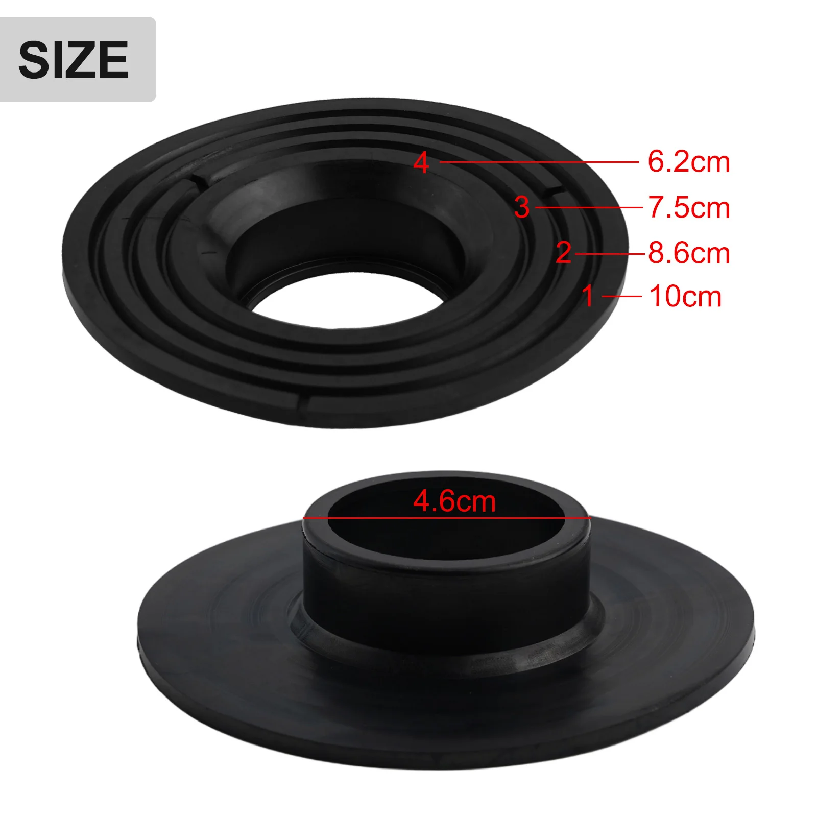 الصرف الخارجي المنزل الصرف 2 ''إلى 4'' الطابق استنزاف المخفض محول الصرف المرن سهلة التنظيف سيليكون عالي الجودة