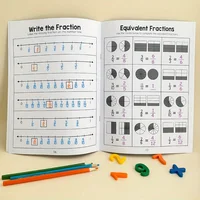 Fun Math Workbook] Ratchelli Basic Fractions Workbook |   Fun Math Skills Development for Kids in Grades 3 to 5, 32 Pages with Colorful Illustrations, Essential for Home Learning and Classroom Teaching. 2