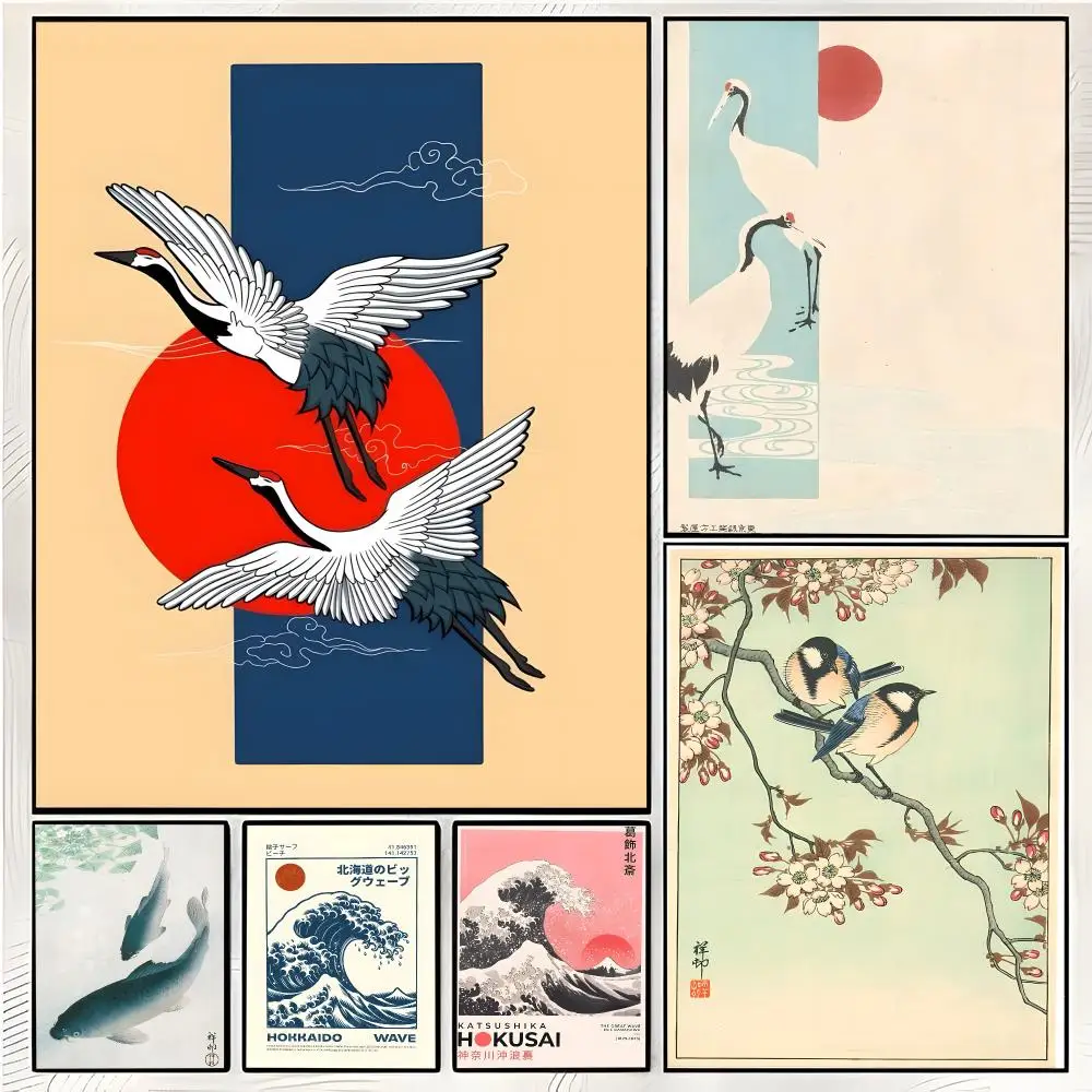 Artist Ukiyo-e Hokusai Poster Superior Home Space  Indoor Decorative Art & Home Decor
