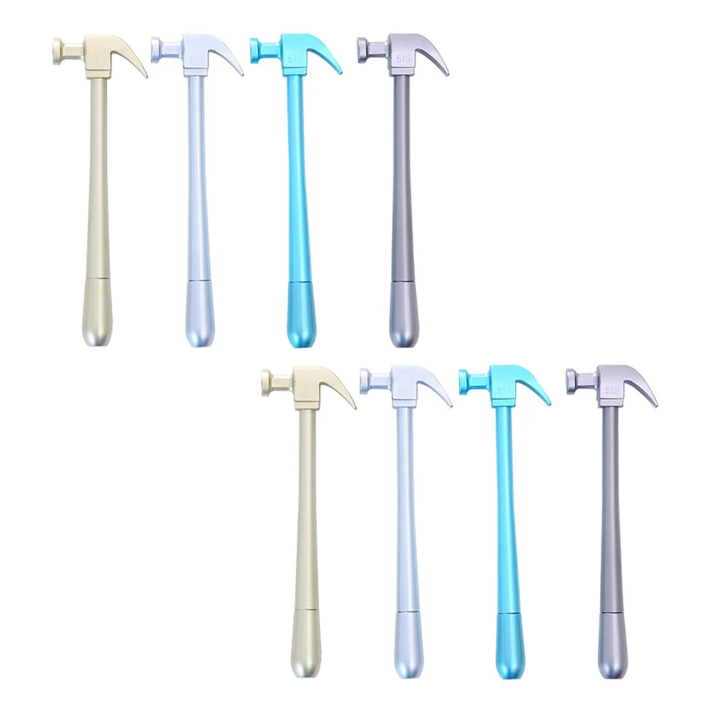 

8pcs NeutralPen 0.5mm FineTip GelPensforKids ABSFunClawHammerShaped StudentSign WritingInstruments SchoolSupplies CreativeDesign