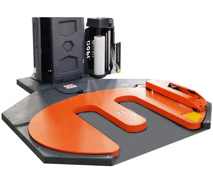 M Pallet Wrapping Fully Automatic Pallet Wrapping Machine Forklift Stretch  Pallet Wrapper