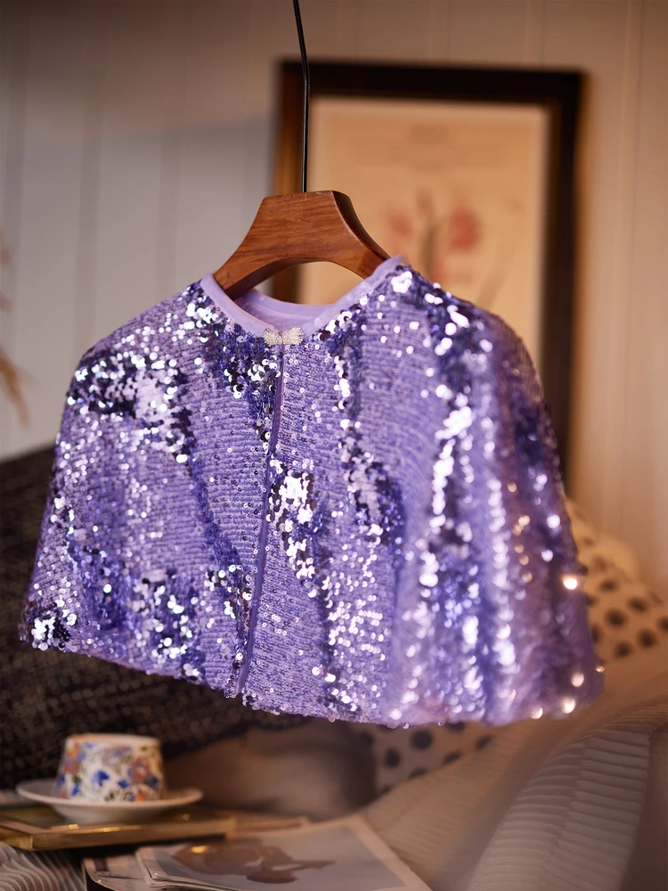 

Punk Sle Sequin Lace ort Jaet Women's Versatile oulder awl with Strap Skirt Cantonese for Ladies