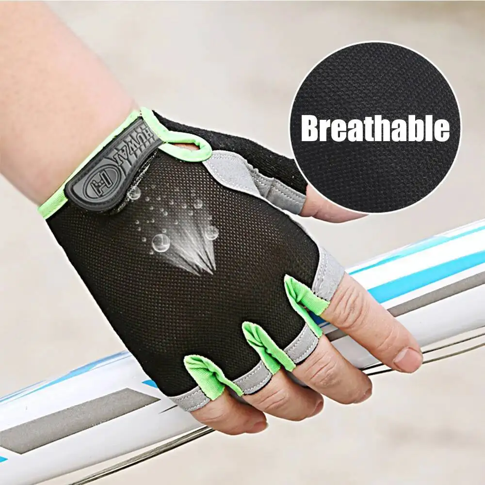 

Fiess Half Finger For Men And Women Non Slip Breathable Cycling Spring Summer Outdoor Sports Sunscreen Gloves