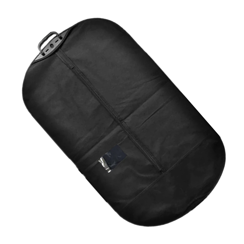 

Tote Bags Dust-proof Handbag Suit Hanging Pocket Cover Clothes Black Protectors