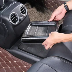 For Mercedes Benz E Class W213 E200l 300l 2016 2017 2018 2019 Stainless Steel Interior Molding Rear Row Protection Cover Trim