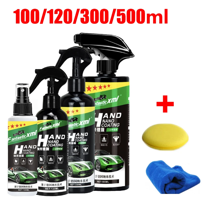 

120/100ml Automotive Nano Painted Nano Repair Scratch Spray Car Paint Care Hydrophobic Glass Coating Polish Wax Nano Products