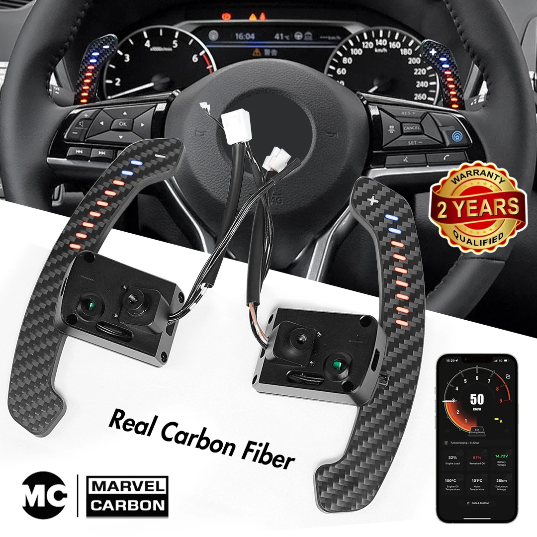

Светодиодные магнитные переключатели из углеродного волокна для Nissan Micra VERSA FAIRLADY Rogue Teana X-trail Altima