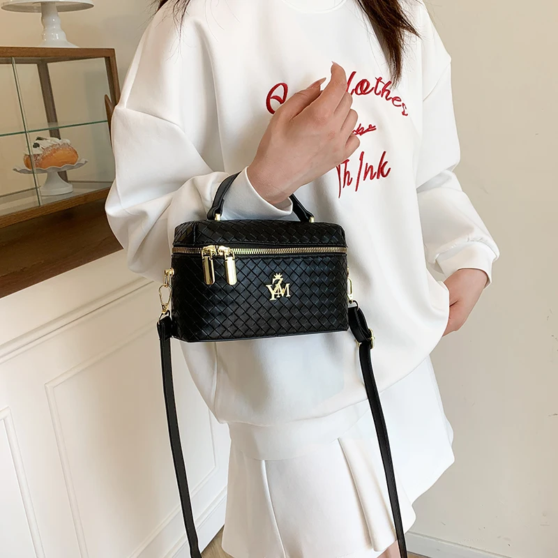 

Elegant Leather Crossbody Bag for Women Tote Style Shoulder Handbag By Luxury Brand Famous Designer
