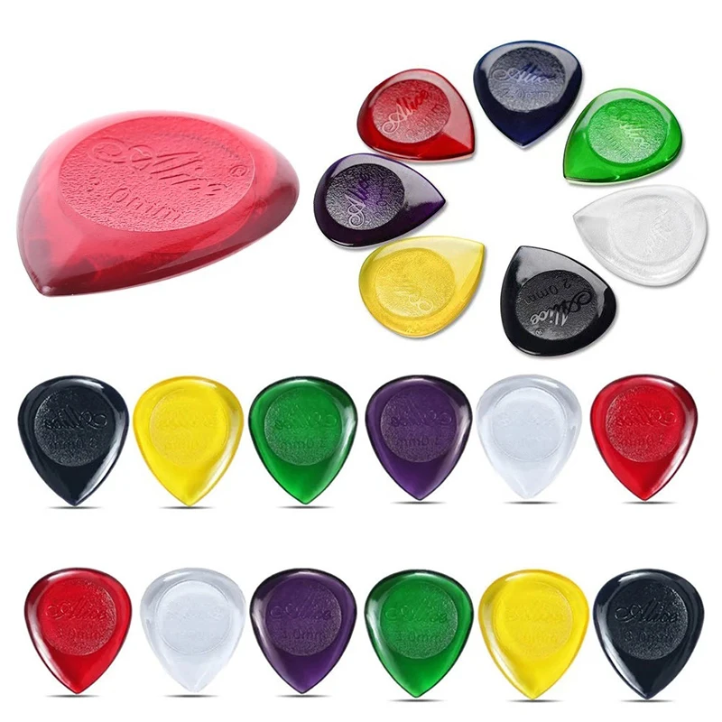 5PCS Waterdrop Form Gitarre Pick Mehrere Größe Verfügbar Zufällig Verschiedene Farbe Gitarre Pick Musik Praxis Leistung Versorgung ZYF
