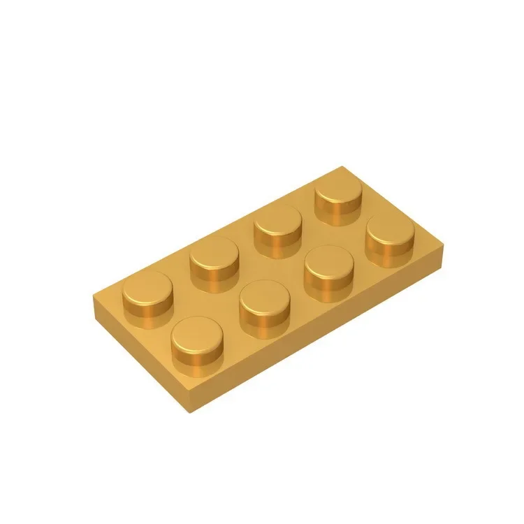 Gobricks GDS-511 Platte 2 x 4, kompatibel mit Lego 3020 Teilen, Kinder-DIY-Baustein, Partikelplatte zum Selbermachen