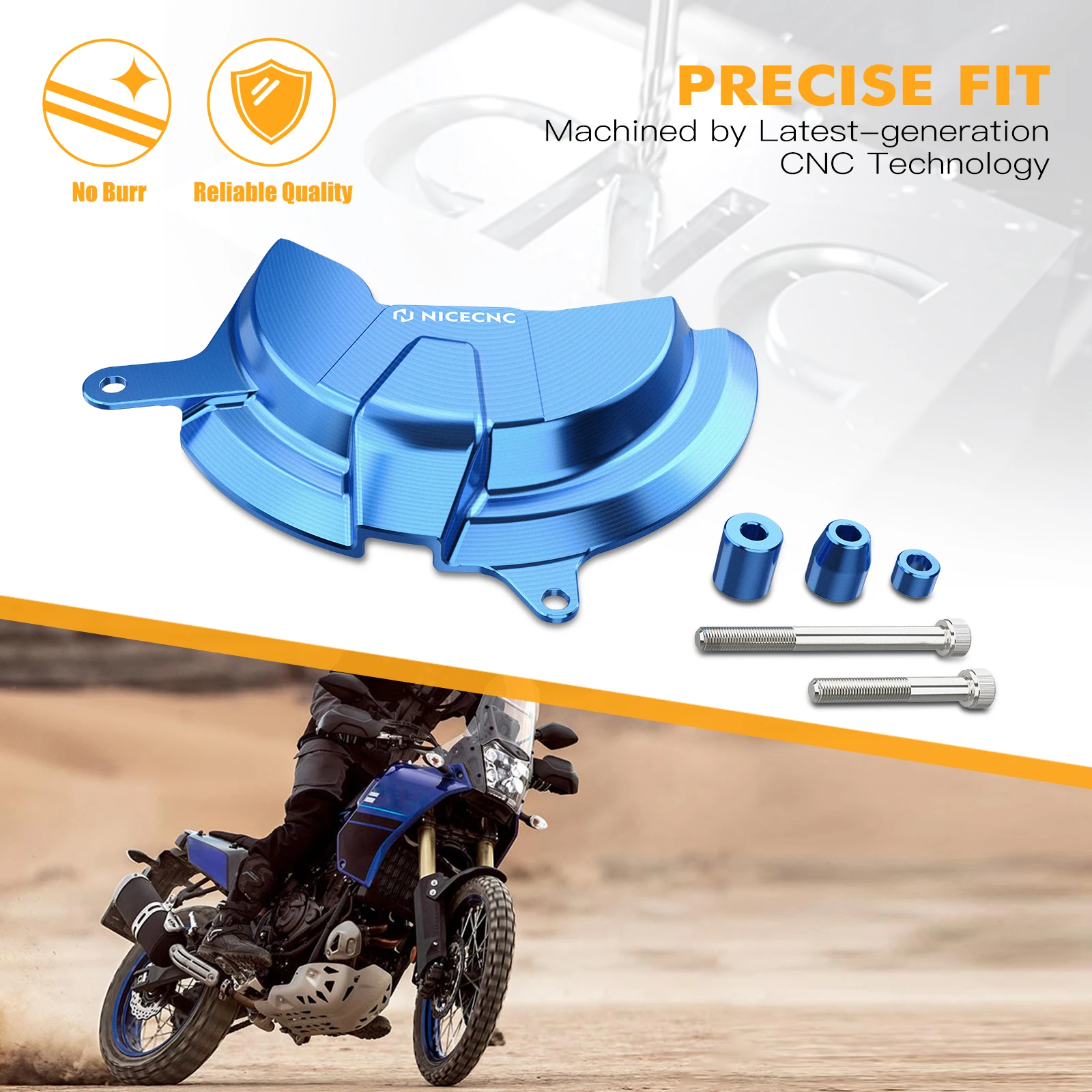 Für Yamaha Tenere 700 XTZ700 2019-2024 Motorkupplungsschutzabdeckung Wasserpumpenschutzabdeckung XSR700 2018-2023 MT 07 Rally Edition – Detail 29