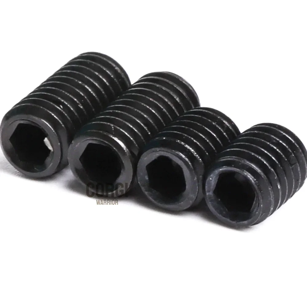 Grub Set Screws Assortment Kit Up to 845 M2 M2.5 M3 M4 M5 M6 M8 Cup-Point Cone Point Black 12.9 Class Alloy Steel with Wrenches