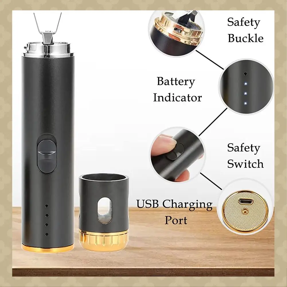 

AB45 Электрическая портативная мельница для трав Многоцелевая мельница для продукта и кухни Черный