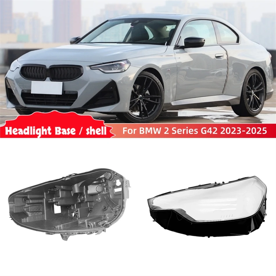 For BMW 2 Series G42 2023 2024 2025 Vehicle Accessories Car Base Head Lamp Shell Headlamp Base Fixing Bracket Lights Lens Shell