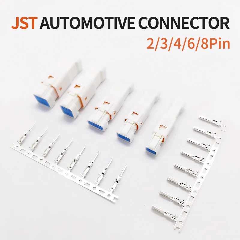 

10sets JST Connectors LED Automotive Wiring Harness Light Strip Motorcycle Connector 04T-JWPF-VSLE JST 03R JST-02T 02R 06T 08T