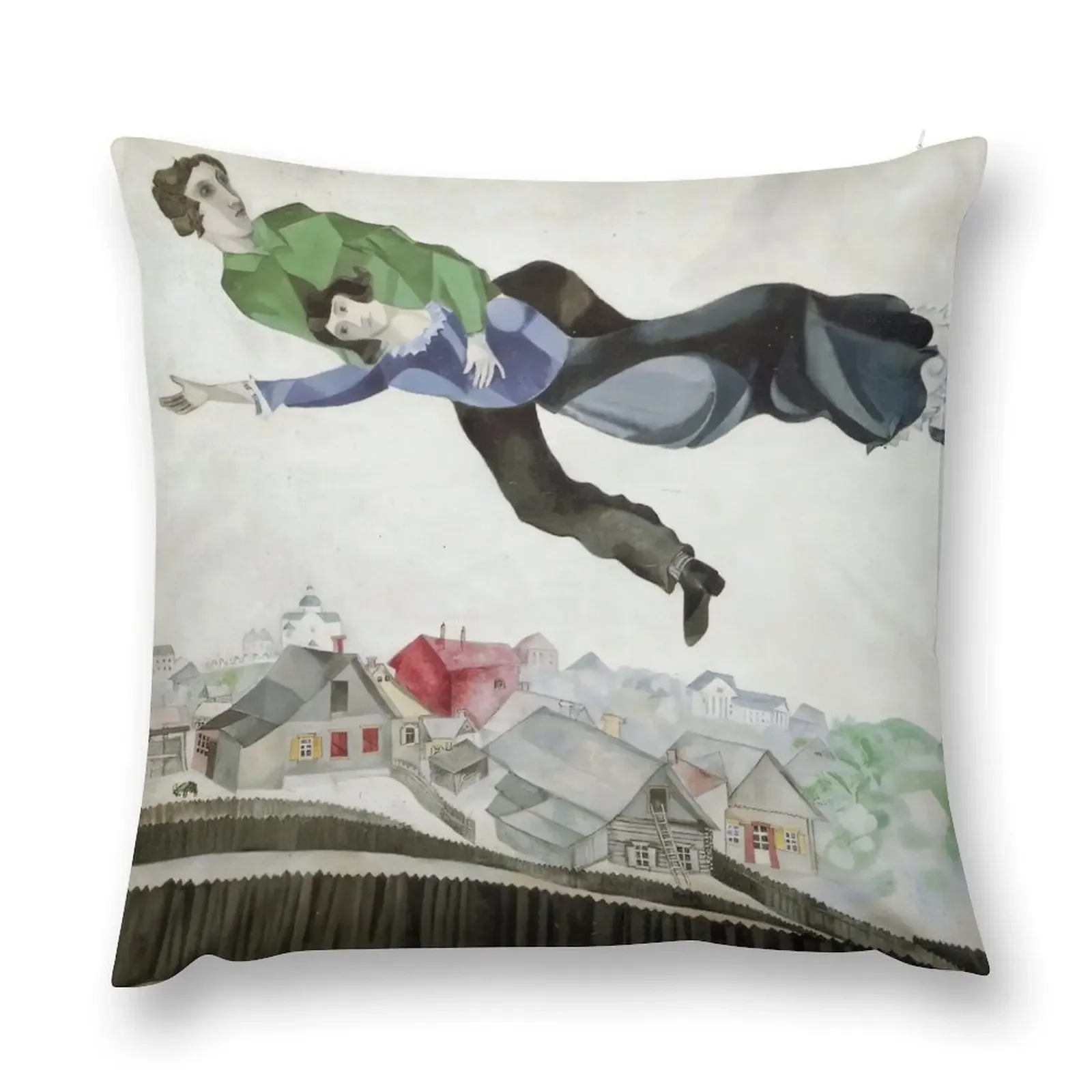 

marc chagall surrealism art Throw Pillow Pillowcases Cushion Covers Sofa home decor items Embroidered Cushion Cover pillow