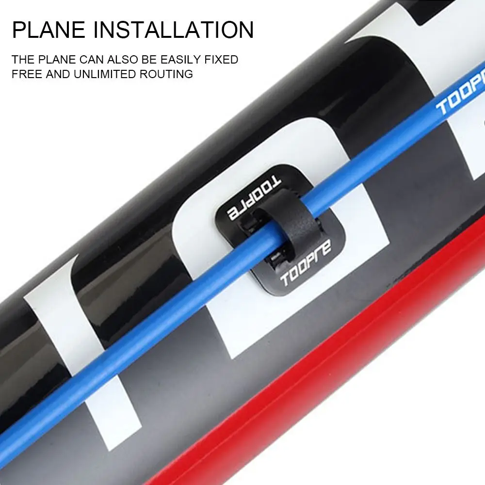 

5/10pcs Bicycle Shifter Line Bike Oil Tubes Brake Cable Set Fixed Clamp Tube Clip Guide Frame U Buckle Conversion Trap Adapter