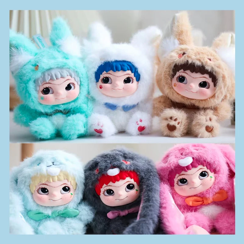 

Официальная слепая коробка Wakuku Fox & Bunny — милая аниме-кукла Mystery Box с брелком, модная вечерние подарочная коллекция-сюрприз