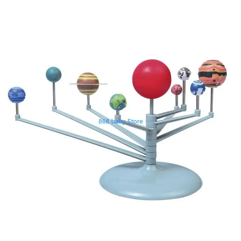 

29EE Kids Solar Model Eight Planets Science Toy Portable Improve Intelligence