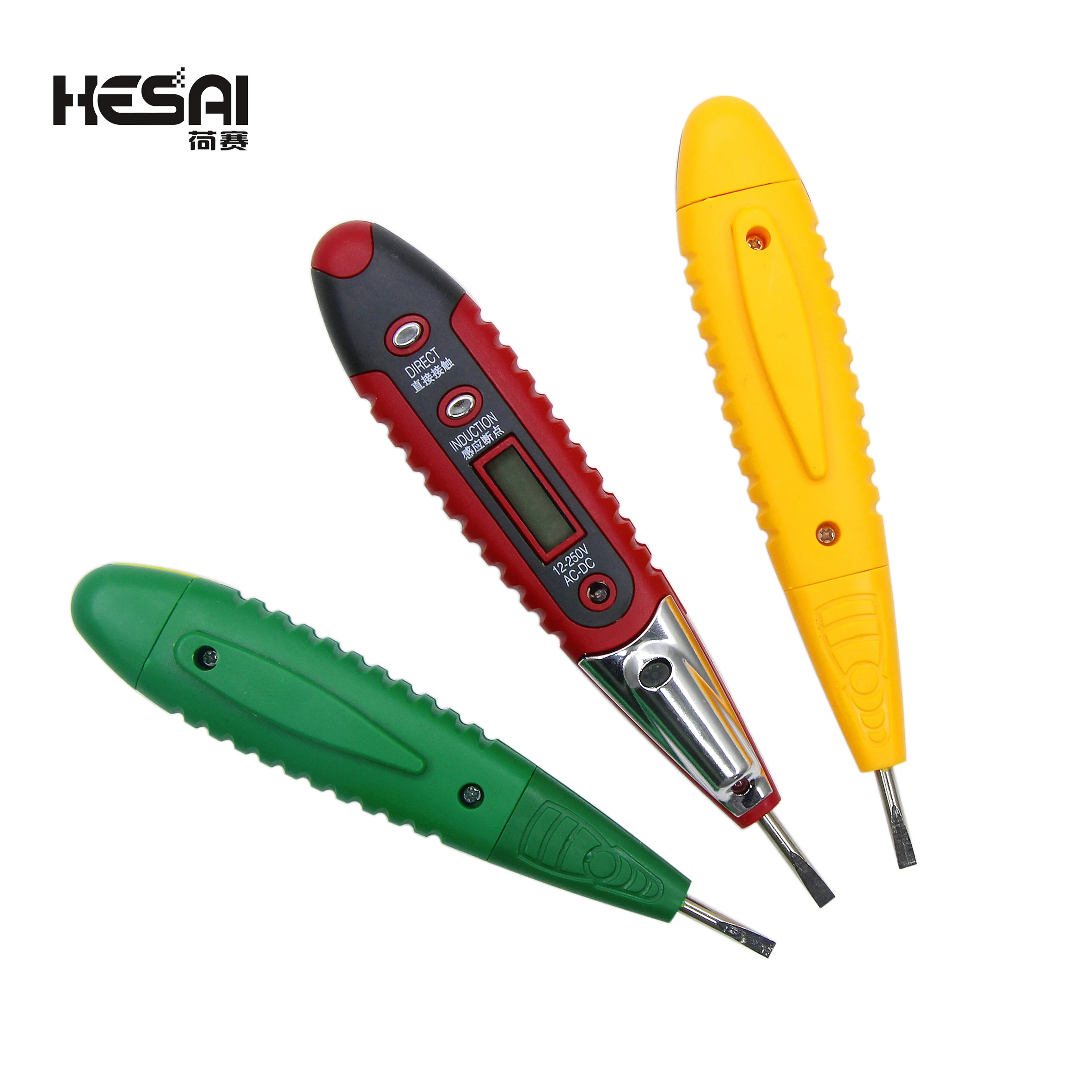 NEW Digital Test Pencil AC DC 12-250V Tester Electrical Screwdriver LCD Display Voltage Detector Test Pen Electrician Tools