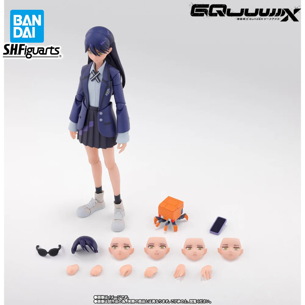 

Официально лицензированный BANDAI SHFiguarts мобильный костюм Gundam GQuuuuuuX Nyaan фигурка аниме экшн-модель игрушки