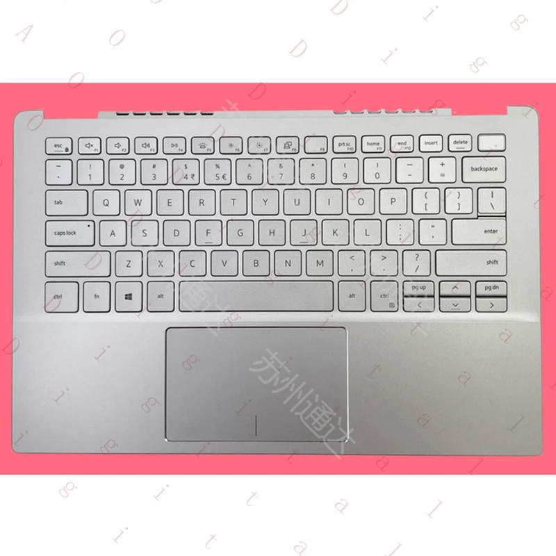 W For DELL Inspiron13 5000 5390 5391 Backlit Keyboard Palmrest Upper Case 0HK7WH