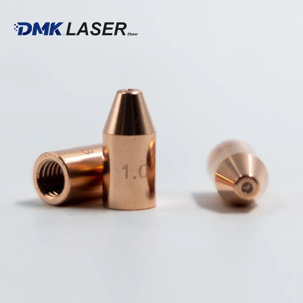 DMK fiber laser welding guide wire M5 nozzles single layer copper nozzle for welder head SUP21T SUP23S/T QIlin BWT20 HW980/970