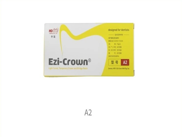MEDICALS Ezi Crown Temporary Crown and Bridge Resin Material Dental Light Cured Temporary Veneer Dental Material