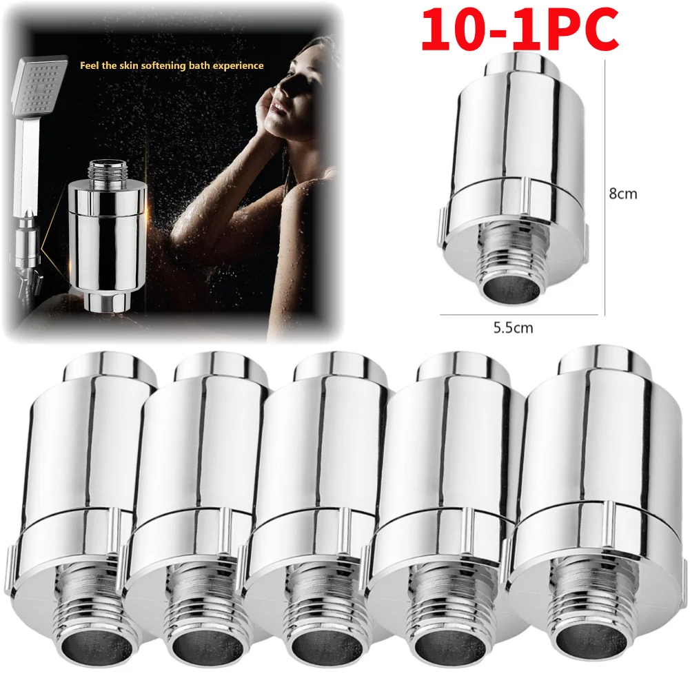 

Activated Carbon Shower Water Filter Easy Installation Water Filtration Purifier Remove Impurities Easy Use Bathroom Accessories