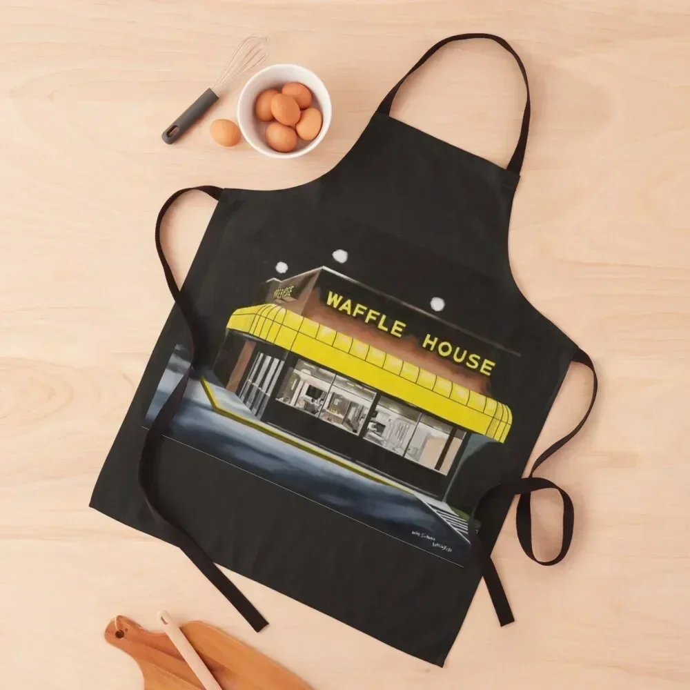 

late night waffle house Apron Kitchen And Home Items esthetician Hairdressing Hairdresser Accessories Teacher Apron