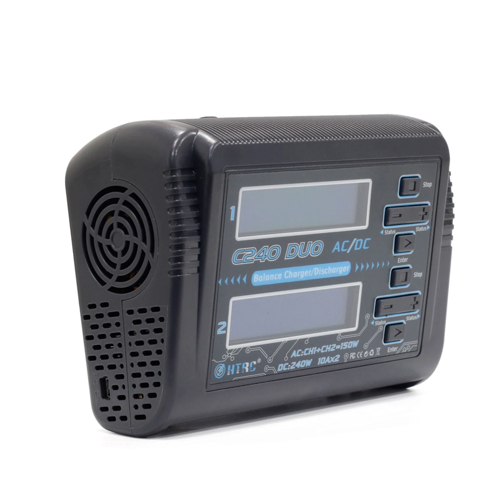 Htrc c240 duo 10a Batterie ausgleichs ladegerät Entlader für 1-6s Lipo/Li-Ion/Lebensdauer