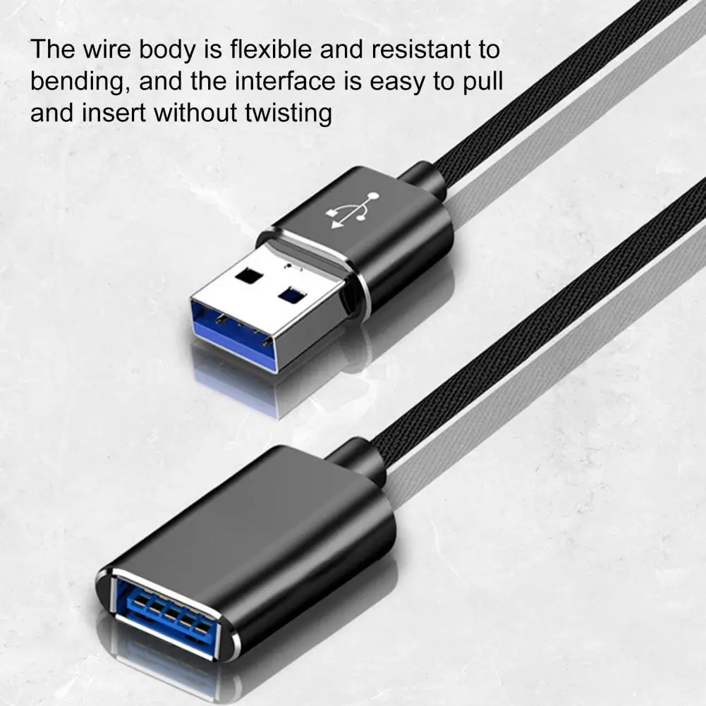 Data Line Plug And Play Hot-swapping Driver Free Stable Output Data Transfer Safe USB 2.0 Extender Cable Computer Accessories