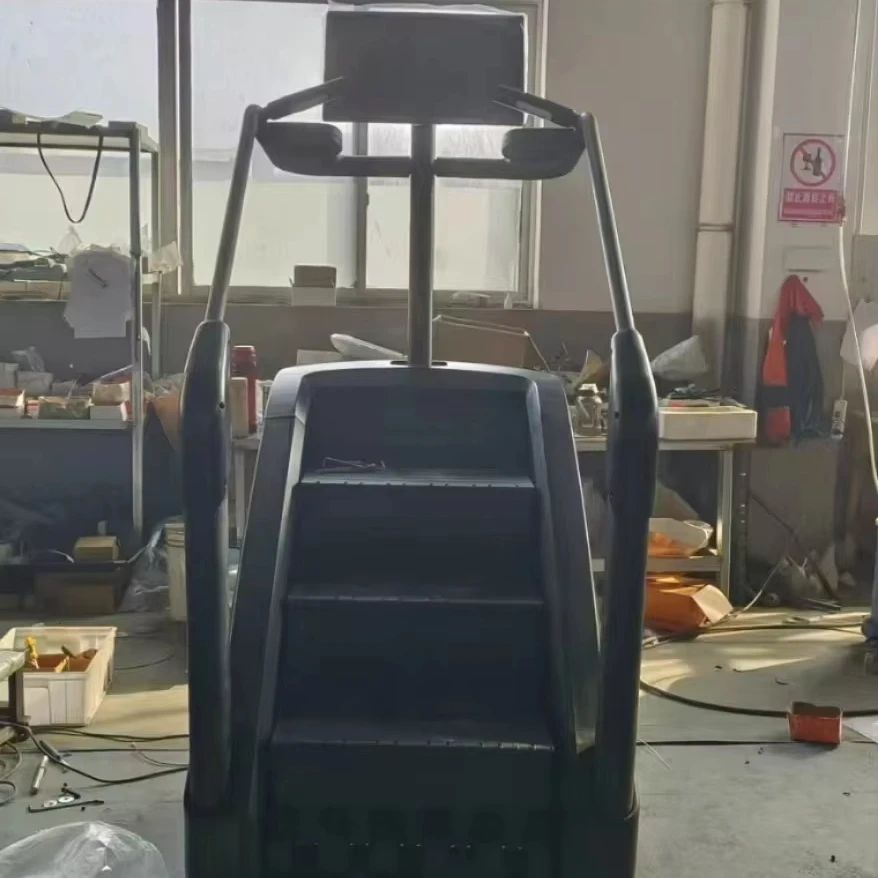 2025 New Arrivals New Design Adjustable Climbing Gym Equipment Step Mill Stair Master Machine With Touch Screen