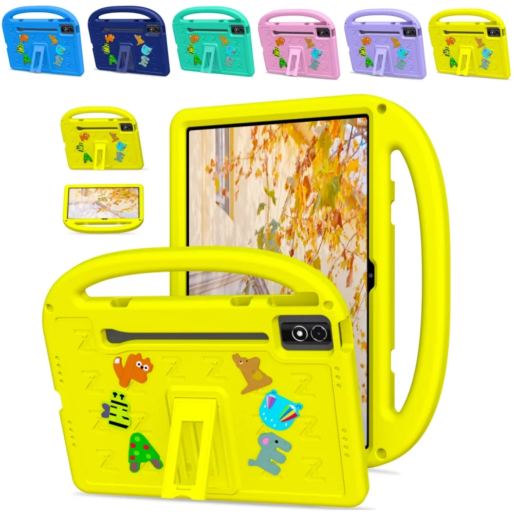 Kids EVA Tablet Case for Lenovo Idea Tab Pro TB373FU 2025 TB375FC TB-370FU Xiaoxin Pad Plus 12.7 Inch YOGA Pad Pro Stand Cover