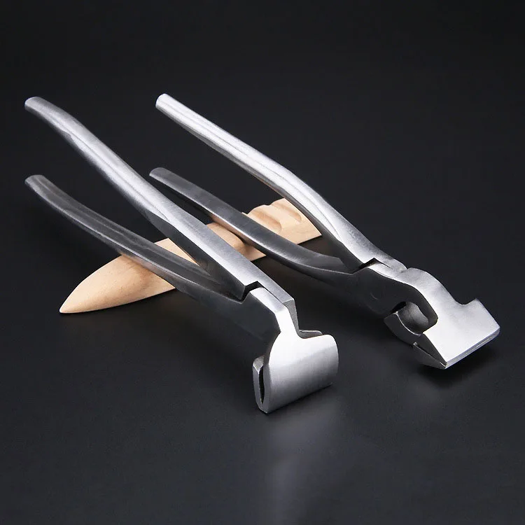 

K50 Baver Leather Craft pressurized edge glat tongs Wide Mouth adjustment Press Flatten fixed Plier Clamp handmade Tools