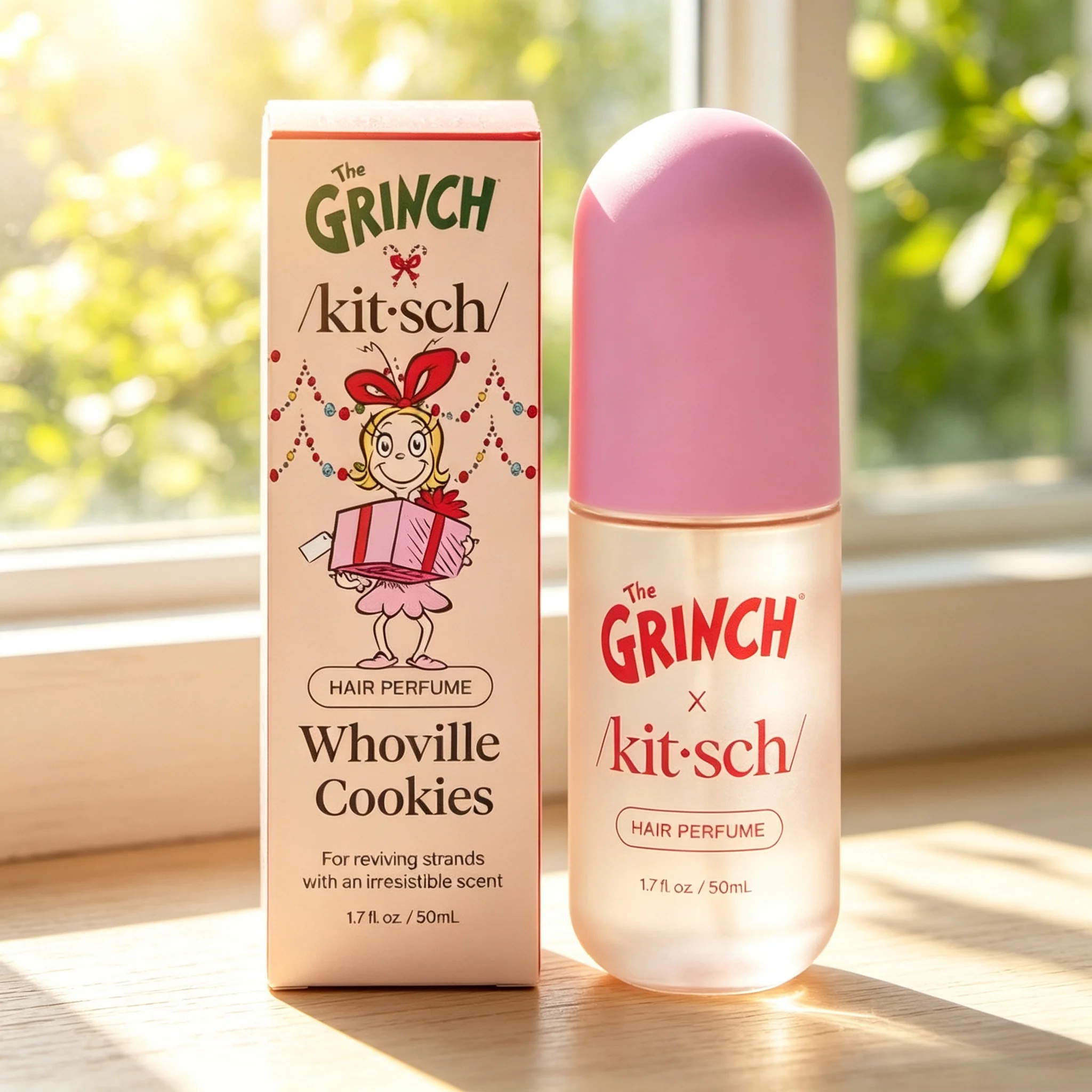 Kitsch Hair Perfume Whoville Cookies Spray 1.7 fl oz / 50 mL New in Box