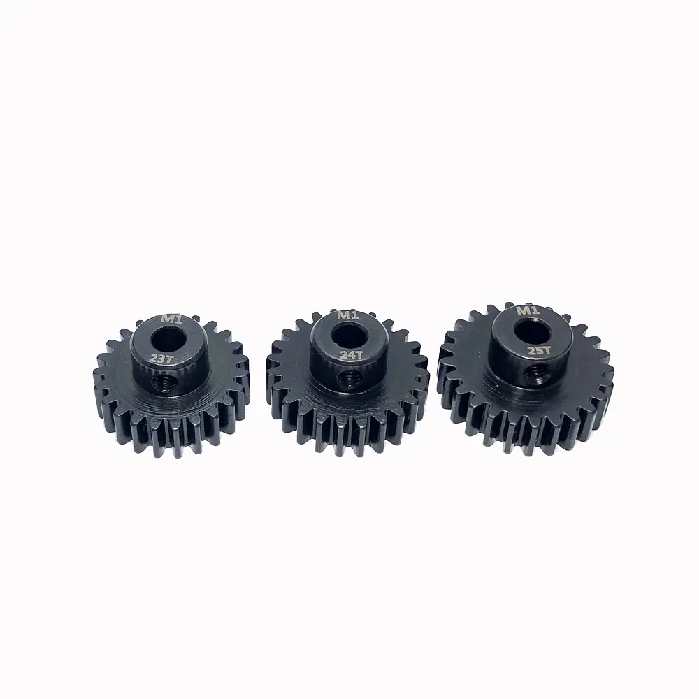 M1 5mm 34T 33T 11T 12T 14T 15T 20T 21T 22T 24T 26T 28T 30T Schwarzes Stahl-Metall-Zahnrad für 1/8 1/10 RC Modellauto-Motor – Detail 6