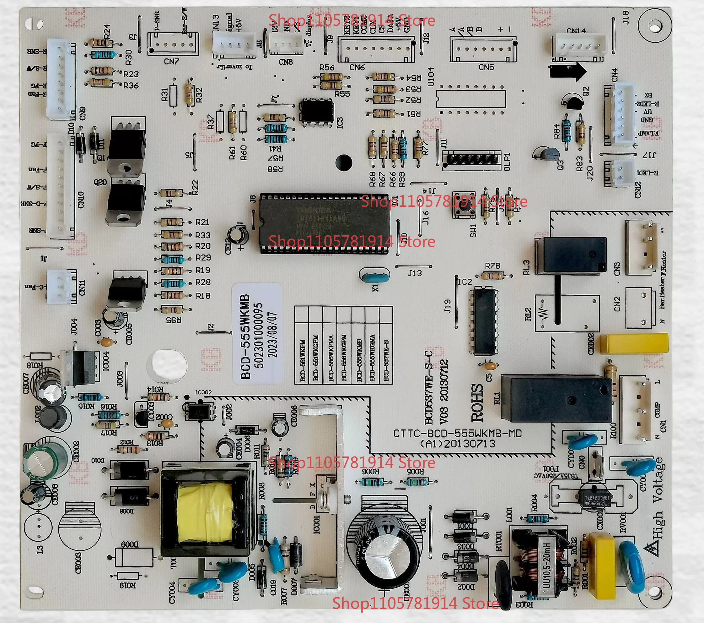 For The New Midea Vandilo Refrigerator BCD-556/555WKM-C 556WKMB Power Supply Computer Board Control Board Main Board