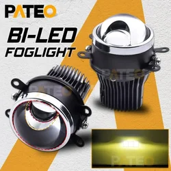Bi Led Fog Lights Lens 3 Inches Hyperboloid Projector PTF Matrix LED Lights 3000K/6000K Universal Spotlights Waterproof Car Kit
